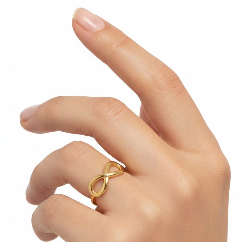 Amna Infinity Ring | Adjustable Infinity Ring