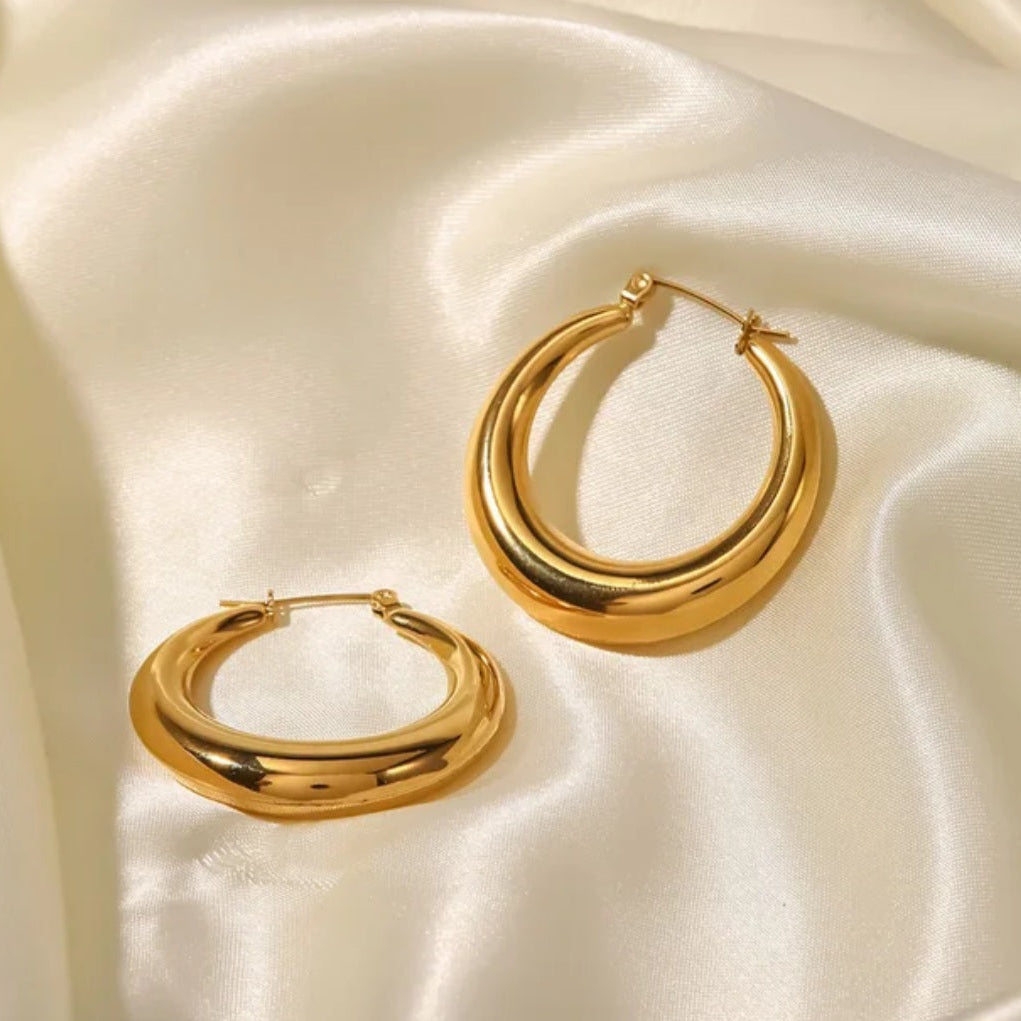 LAILA Hoop Earrings - Zoha Los Angeles