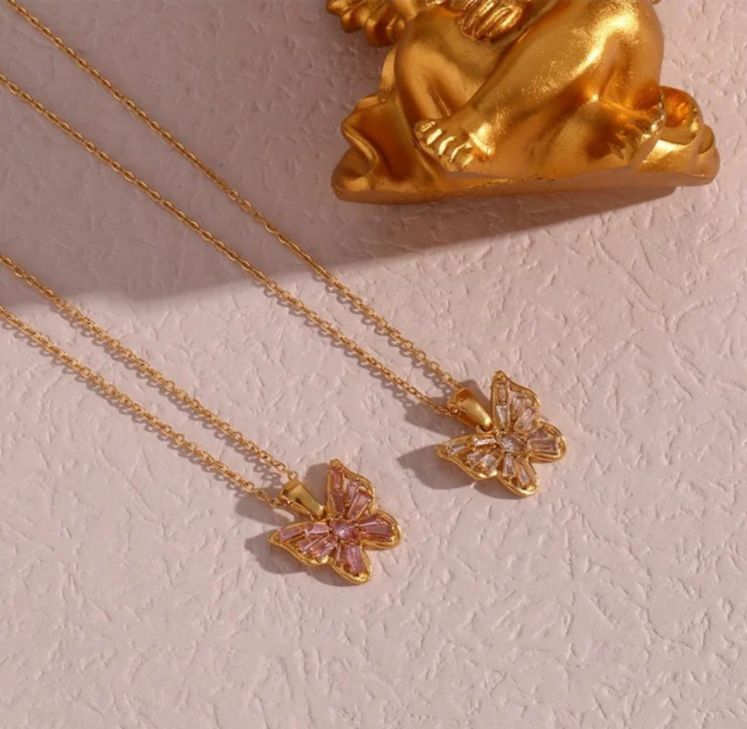 KATRINA Butterfly Necklace - Zoha Los Angeles