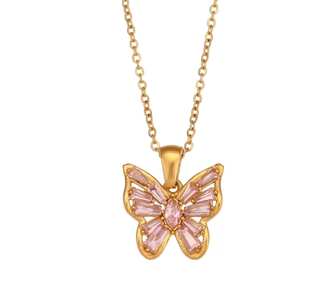 KATRINA Butterfly Necklace - Zoha Los Angeles