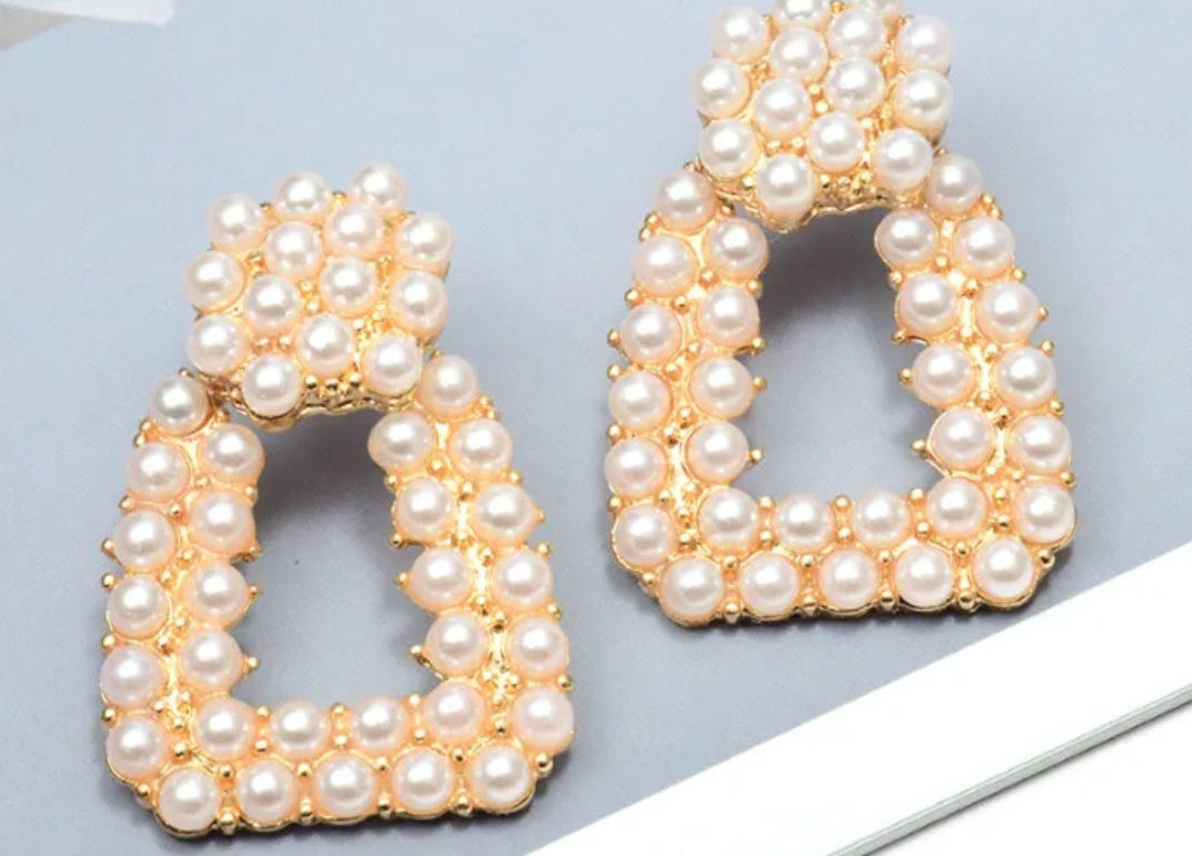 Sofia pearl drop earrings
