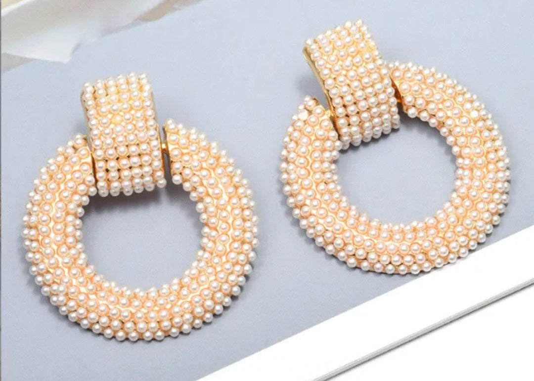 Sofia pearl drop earrings