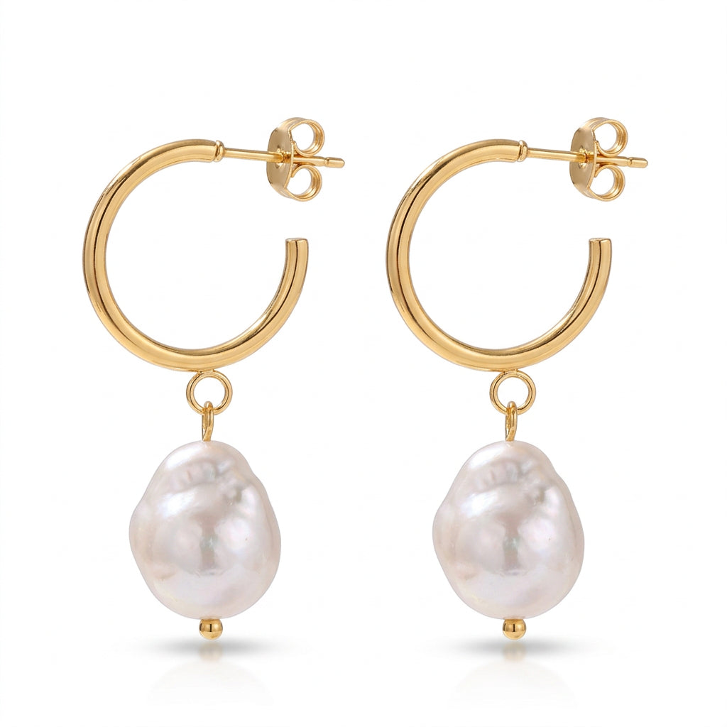 zoha pearl c hoops