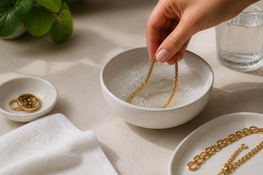 How to Clean Gold Plated Jewelry Safely
