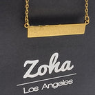 Ayatul Kursi Bar Necklace - Zoha Los Angeles