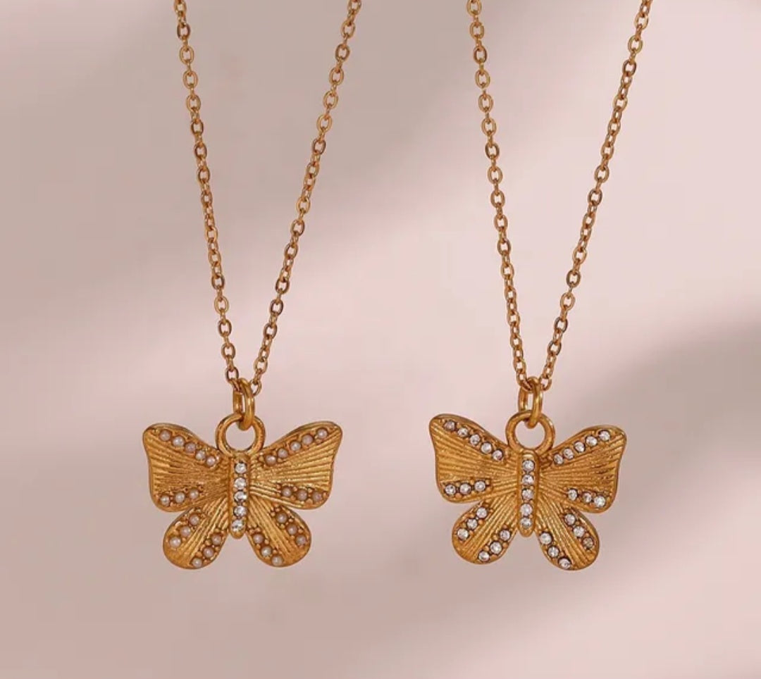 MAIRA Butterfly Necklace - Zoha Los Angeles