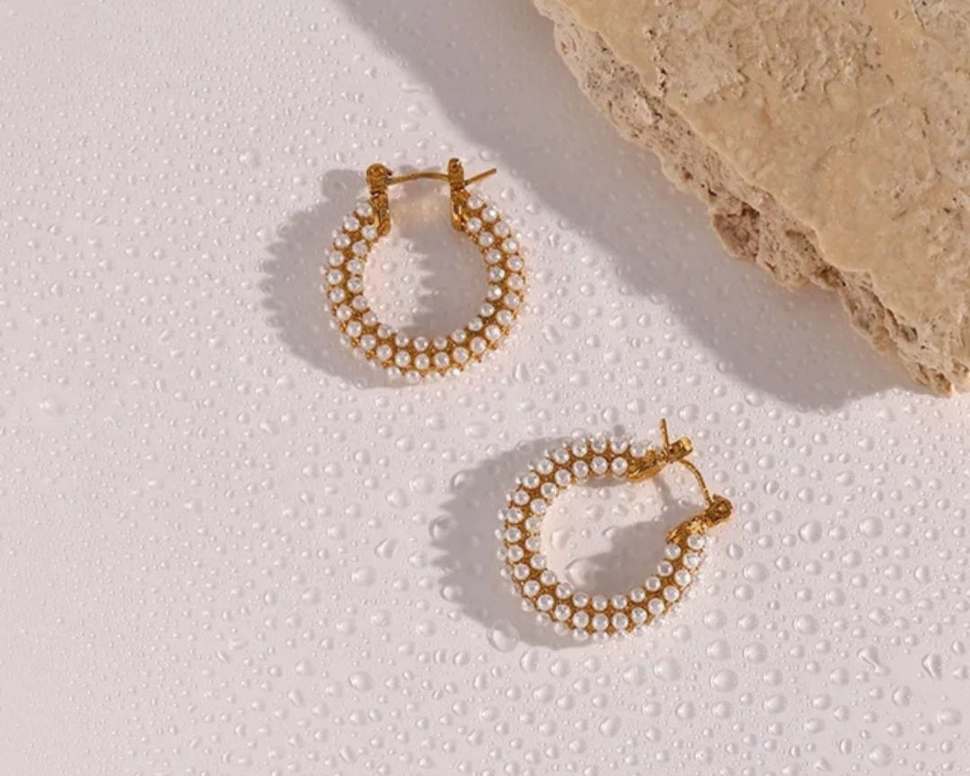 RIDA Pearl Earrings - Zoha Los Angeles
