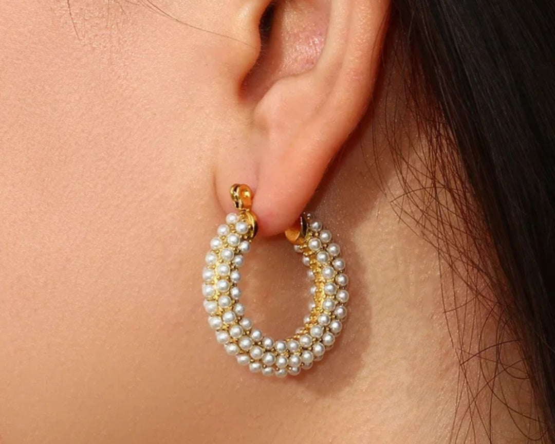 RIDA Pearl Earrings - Zoha Los Angeles