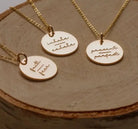 Inspire Me Necklace | Engraved Message Necklace