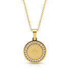 Ayatul Kursi Zircon Necklace - Gold - Zoha Los Angeles