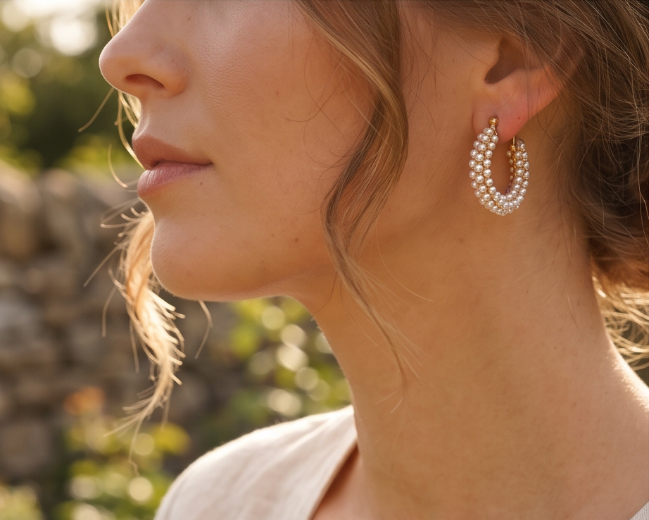 RIDA Pearl Earrings - Zoha Los Angeles