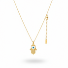 Lia Necklace - Hamsa Gold Necklace - Zoha Los Angeles