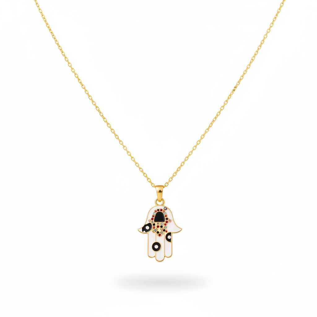 Hamsa Hand Pendant Necklace