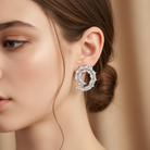 Marya Stud Earrings | Elegant Gold and Silver Jewelry