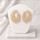FIZA gold Luxury Earrings - Zoha Los Angeles