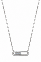Aria Paperclip Necklace silver