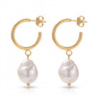 zoha pearl c hoops