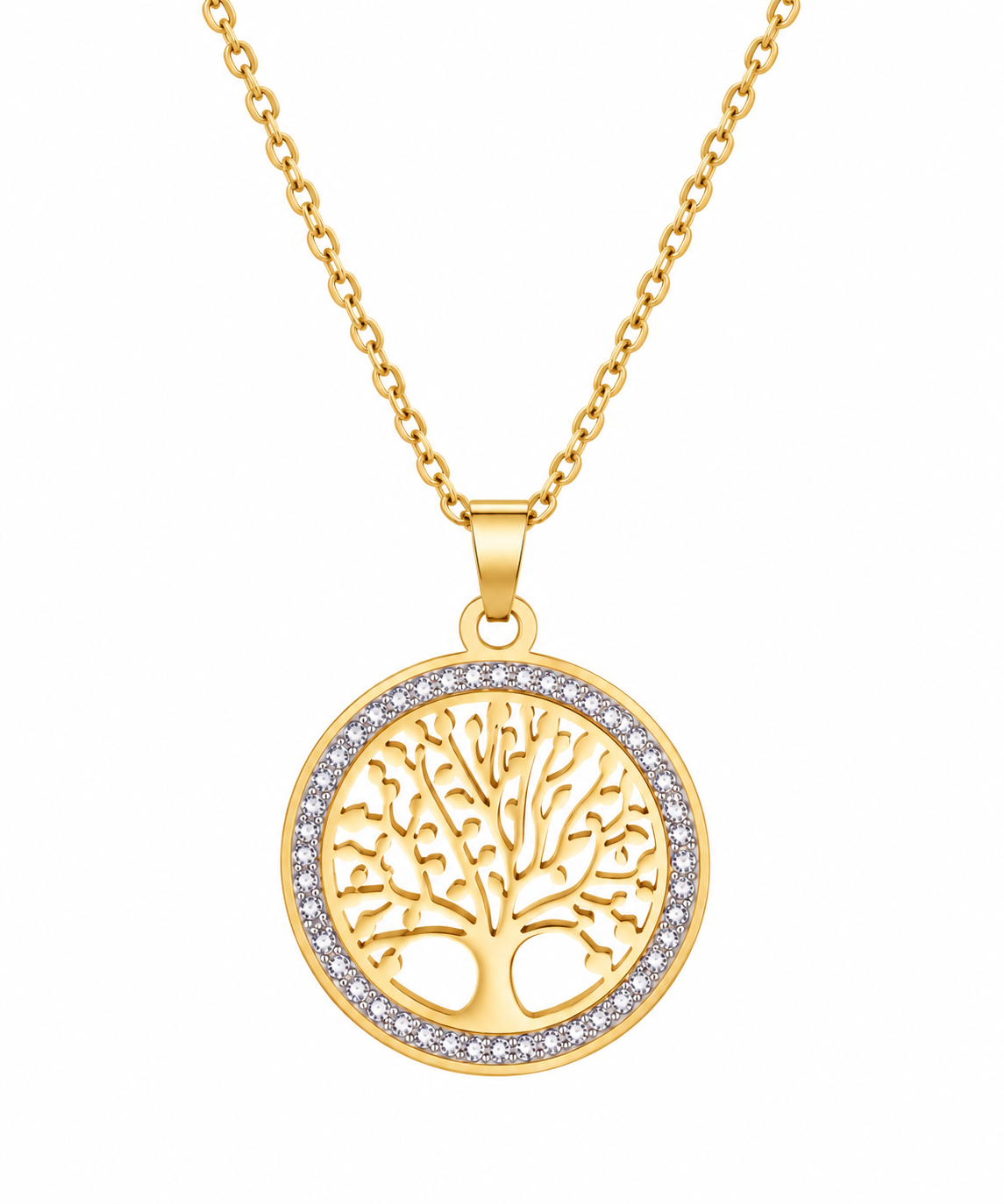 Gold Tree of Life pendant necklace 