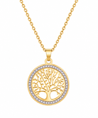 Gold Tree of Life pendant necklace 