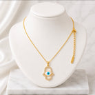 Abigail Necklace - Hamsa Gold Necklace - Zoha Los Angeles