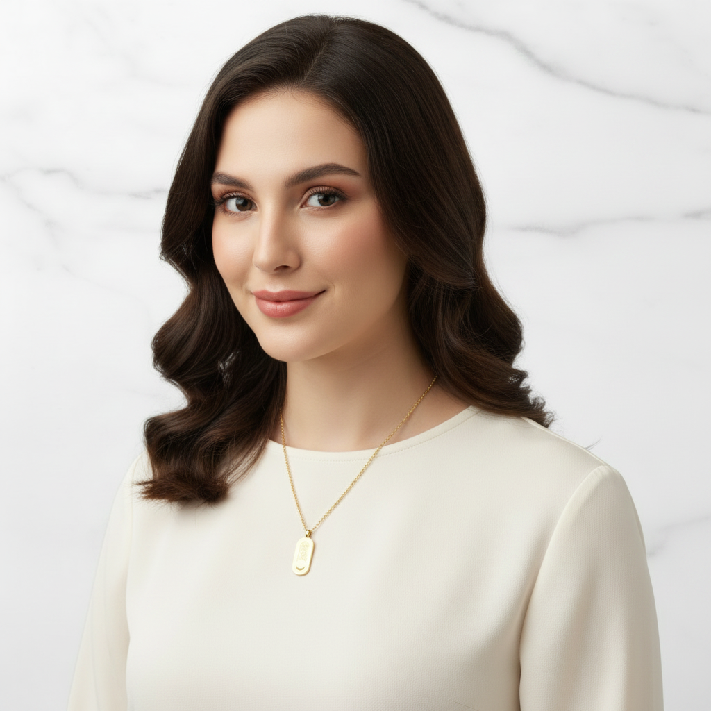 Alhamdulillah Moon Necklace | Islamic Necklace