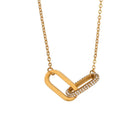 AMARA Hoop Pendant Necklace - Zoha Los Angeles