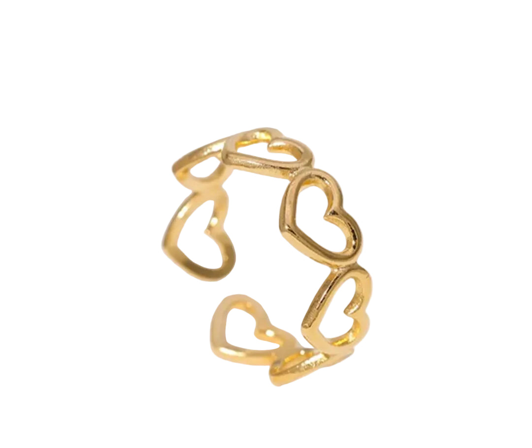 Amber Ring | Adjustable Dainty Ring