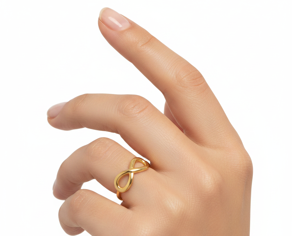 Amna Infinity Ring | Adjustable Infinity Ring