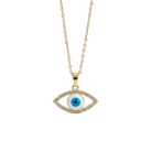Anam Necklace - Evil Eye Gold Necklace - Zoha Los Angeles