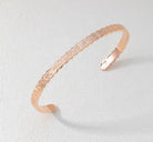 Ayatul Kursi Cuff – Islamic Calligraphy Bracelet in rose Gold | Zoha Los Angeles