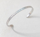 Ayatul Kursi Cuff – Islamic Calligraphy Bracelet in silver | Zoha Los Angeles