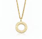 Ayatul Kursi Necklace – Islamic Calligraphy Necklace in Gold | Zoha Los Angeles
