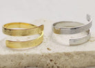 Ayatul Kursi Spiral Ring – Adjustable Islamic Calligraphy Ring in Gold | Zoha Los Angeles
