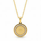 Ayatul Kursi Zircon Necklace - Gold - Zoha Los Angeles