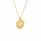 Best Friend Necklace in gold - Arabic calligraphy 18K gold plated stainless steel by Zoha Los Angeles