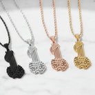 Bismillah Calligraphy Necklace – Islamic Arabic Pendant in Gold | Zoha Los Angeles