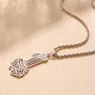 Bismillah Calligraphy Necklace – Islamic Arabic Pendant in rose Gold | Zoha Los Angeles