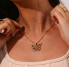 KARINA Butterfly Necklace - Zoha Los Angeles