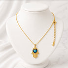 Gail Necklace - Hamsa Gold Necklace - Zoha Los Angeles