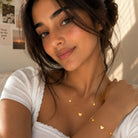 Marissa Heart Bracelet - Gold Heart Charm Bracelet - Zoha Los Angeles
