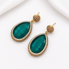 Lumi Rhinestone Pendant Earrings
