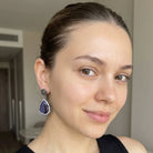 Lumi Rhinestone Pendant Earrings
