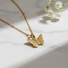 Patience & Hope Butterfly Necklace | Sabr & Amal