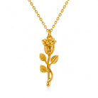 Alisha Rose Necklace – 18k Gold Plated Rose Pendant | Zoha Los Angeles