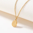 Rose Necklace | Gold Rose Pendant Necklace