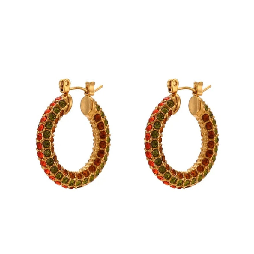 ZAHRA Hoop Earrings - Zoha Los Angeles