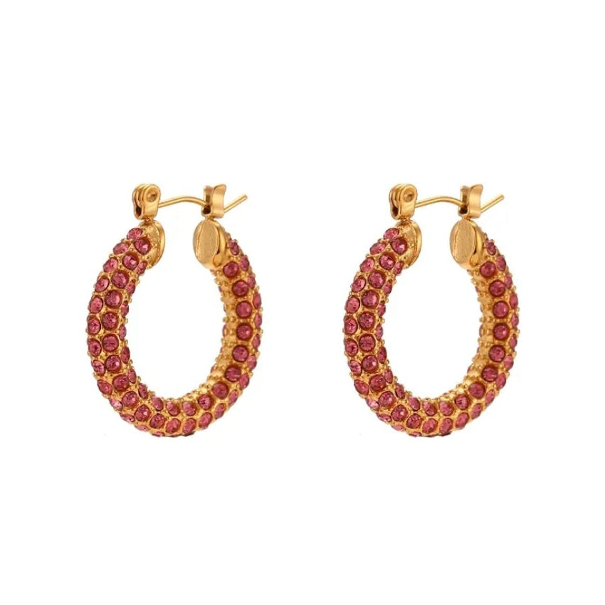 ZAHRA Hoop Earrings - Zoha Los Angeles