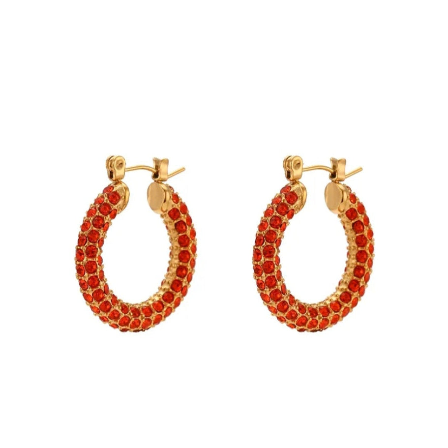 ZAHRA Hoop Earrings - Zoha Los Angeles