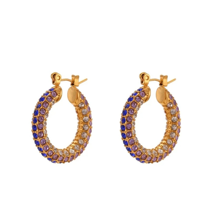 ZAHRA Hoop Earrings - Zoha Los Angeles