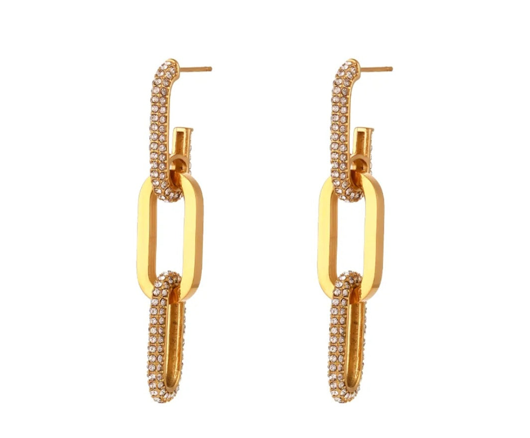 AVA Luxury Drop Earrings - Zoha Los Angeles